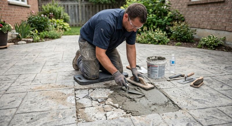 Decorative Concrete Repair in Miami Dade County, FL