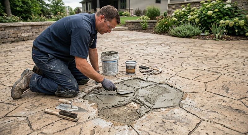 Decorative Concrete Repair in Toledo, OH